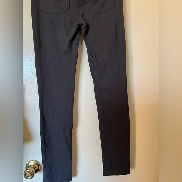 Vince ponte skinny stretch pants leggings size 2 charcoal grey pockets - Picture 6 of 8